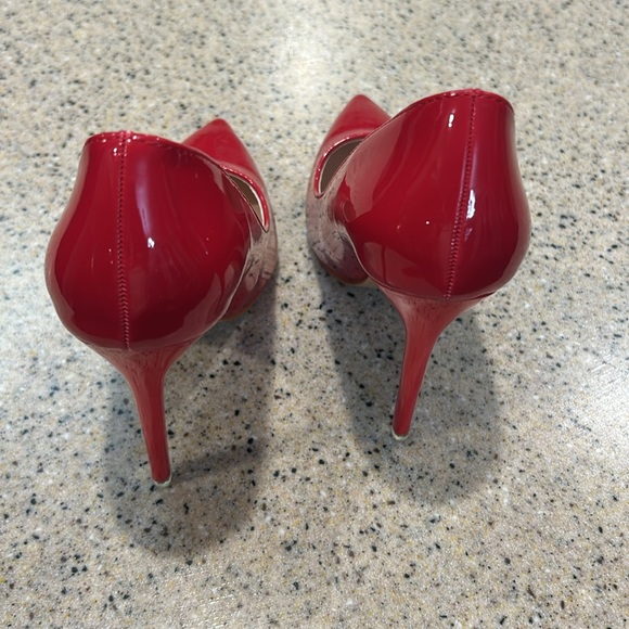 She & In red patent stiletto pumps size 37 (7) - Picture 3 of 4